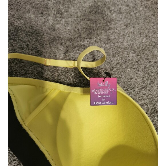 Aeropostale Convertible Yellow Bra Size 36 C Wireless - Picture 3 of 7